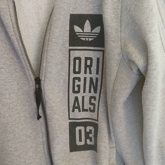 adidas Gray Originals Sweatshirt - Picture 4 of 5
